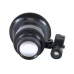 Pilelistore 20X Büyütmeli Saat Takı Onarım Için Cam Lensli Optik Işıklı Göz Büyüteç Mg13b-9A