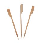 Pilelistore 25 cm 100 Adet Özel Ahşap Yassı Saplı Çöp Şiş Çubuğu