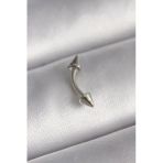 Pilelistore 316L Çelik Gümüş Renk Çivi Model Piercing - Tj-Pr1362