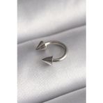 pilelistore 316L Çelik Gümüş Renk Halka Çivi Model Kadın Piercing - TJ-PR1366