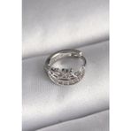 Pilelistore 316L Çelik Gümüş Renk Zirkon Taşlı Ay Yıldız Model Tragus Piercing - Tj-Pr1323