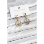 pilelistore 316L Çelik Halka Kelebek Kadın Küpe - TJ-BKP11228