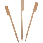 Pilelistore 9 cm 100 Adet Özel Ahşap Yassı Saplı Çöp Şiş Çubuğu