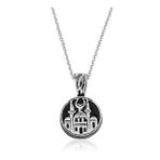 pilelistore 925 Ayar Gümüş Cami Desenli Gümüş Kolye
