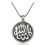 pilelistore 925 Ayar Gümüş Maşallah Yazılı Gümüş Kolye