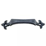 Pilelistore Antika Tarz Dekoratif Pirinç Lale Mobilya Kulbu - 27X115 Mm, Oksit