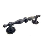 pilelistore Antika Tarz Dekoratif Pirinç Sütun Çekme Kapı Kolu - 219x49 mm, Oksit