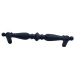 Pilelistore Antika Tarz Dekoratif Pirinç Yeni Sütun Mobilya Kulbu - 192Mm, Oksit Vitrin