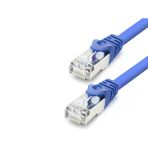 Pilelistore Cat7 Ethernet Patch Kablosu 10 Gbps 600 Mhz 30 Cm - Mavi Hdx5097