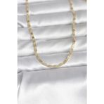 pilelistore CM 14K Gold Renk Çizgi Lazer Model 60 cm Kadın Kolye - TJ-BKO10982