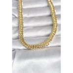 Pilelistore Cm 14K Gold Renk Kalın Zincir Model 60 Cm Kolye - Tj-Bko10998