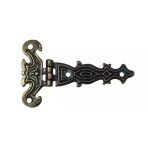 Pilelistore Dekoratif, Sac Tek Kuyruklu Menteşe - 40X68 Mm, Küçük, Antik, 1 Adet