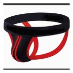pilelistore Erkek Kırmızı Şeritli Jockstrap (Çok Renkli)