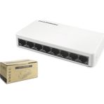 pilelistore Ethernet Switch 8 Port 10/100 Mbps - Beyaz HDX1366