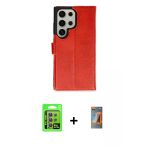 Pilelistore™ Galaxy S24 Ultra Kılıf Siluet Işık Serisi - Siyah Autokit 5İn1 Fiber Hayalet Polymer Nano Ekran Koruyucu +