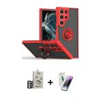 Pilelistore™ Galaxy S25 Ultra Kılıf Yörünge Çizgi - Şeffaf Pasifik Cam Ekran Koruyucu + Bilvis Titan Kamera Lens - Gs