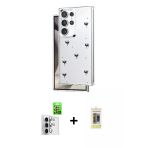 Pilelistore™ Galaxy S25 Ultra Kılıf Yörünge Form - Siyah Joko Magic 5D Hayalet Cam + Raze Metal Kamera Lens - Gs