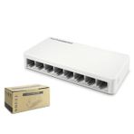 pilelistore Gigabit Ethernet Switch 8 Port - Beyaz HDX1365