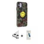 Pilelistore™ İphone 11 Kılıf Nova Doku Koleksiyonu - Şeffaf Pasifik Cam Ekran Koruyucu + Raze Metal Kamera Lens - Gs