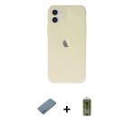 Pilelistore™ İphone 12 Kılıf Atlas Minimal Prime - Siyah Joko Magic 5D Hayalet Cam + Shine Kamera Lens Koruma Cam - Gs