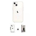 Pilelistore™ İphone 14 Kılıf Kutup Klasik Serisi - Siyah Bilvis Hayalet Cam Ekran Koruyucu + Shine Kamera Lens - Gs