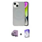 Pilelistore™ İphone 14 Kılıf Ufuk Serisi - Siyah Bilvis 5İn1 3D Magic Cam Ekran Koruyucu + Raze Metal Kamera Lens - Gs