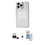 Pilelistore™ İphone 14 Pro Max Kılıf Doruk Doku Prime - Şeffaf Royal Nano Ekran Koruyucu + Bilvis Titan Kamera Lens - Gs