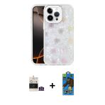 Pilelistore™ İphone 14 Pro Max Kılıf Odak Prime - Siyah 18D Cam Ekran Koruyucu + Bilvis Titan Kamera Lens - Gs