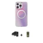 Pilelistore™ İphone 14 Pro Max Kılıf Pusula Form - Siyah Joko Magic 5D Hayalet Cam + Raze Metal Kamera Lens - Gs