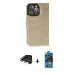 Pilelistore™ İphone 14 Pro Max Kılıf Siluet Işık Serisi - Siyah 18D Cam Ekran Koruyucu + Raze Metal Kamera Lens - Gs