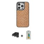Pilelistore™ İphone 14 Pro Max Kılıf Vadi Özel Seri - Siyah Polymer Nano Ekran Koruyucu + Raze Metal Kamera Lens - Gs