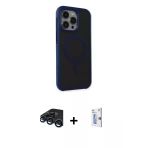 Pilelistore™ İphone 15 Pro Kılıf Çekirdek Yansıma Prime - Siyah Bilvis 0.18Mm Plus Cam Ekran Koruyucu + Raze Metal Kamer