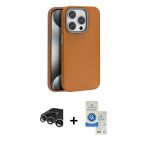 Pilelistore™ İphone 15 Pro Kılıf Zirve Modern Prime - Şeffaf Royal Nano Ekran Koruyucu + Raze Metal Kamera Lens - Gs