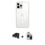 Pilelistore™ İphone 15 Pro Max Kılıf Ahenk Yansıma Prime - Siyah Vanessa Magic Hayalet Cam + Raze Metal Kamera Lens - Gs