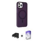 Pilelistore™ İphone 15 Pro Max Kılıf Çekirdek Modern Prime - Siyah Bilvis 5İn1 3D Magic Cam Ekran Koruyucu + Raze Metal