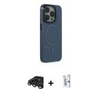 Pilelistore™ İphone 15 Pro Max Kılıf Eksen Işık Prime - Siyah Bilvis 0.18Mm Plus Cam Ekran Koruyucu + Raze Metal Kamera