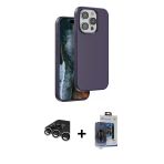 Pilelistore™ İphone 15 Pro Max Kılıf Kıvılcım Çizgi Serisi - Siyah Vanessa Magic Cam + Raze Metal Kamera Lens - Gs
