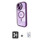 Pilelistore™ İphone 15 Pro Max Kılıf Kıvılcım Modern Koleksiyonu - Siyah Bilvis 0.18Mm Plus Cam Ekran Koruyucu + Pvd Met