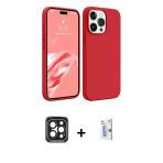 Pilelistore™ İphone 15 Pro Max Kılıf Kozmos Yansıma Özel Seri - Siyah Bilvis 0.18Mm Plus Cam Ekran Koruyucu + Pvd Metal