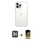 Pilelistore™ İphone 15 Pro Max Kılıf Kutup Klasik Serisi - Siyah Buffer Cam Ekran Koruyucu + Pvd Metal Kamera Lens - Gı