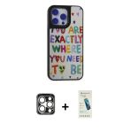 Pilelistore™ İphone 15 Pro Max Kılıf Odak Klasik Serisi - Şeffaf Pasifik Cam Ekran Koruyucu + Pvd Metal Kamera Lens - Gs