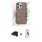 Pilelistore™ İphone 15 Pro Max Kılıf Pusula Modern - Şeffaf Pasifik Cam Ekran Koruyucu + Raze Metal Kamera Lens - Tmgı
