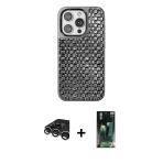 Pilelistore™ İphone 15 Pro Max Kılıf Siluet Form Serisi - Şeffaf 360 Full Body Arka Koruyucu + Raze Metal Kamera Lens -