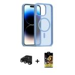 Pilelistore™ İphone 15 Pro Max Kılıf Siluet Minimal Prime - Siyah Buffer Cam Ekran Koruyucu + Raze Metal Kamera Lens - S