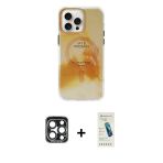 Pilelistore™ İphone 15 Pro Max Kılıf Ufuk Doku Prime - Şeffaf Pasifik Cam Ekran Koruyucu + Pvd Metal Kamera Lens - Lt