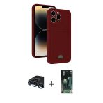 Pilelistore™ İphone 15 Pro Max Kılıf Vadi Çizgi Prime - Şeffaf 360 Full Body Arka Koruyucu + Raze Metal Kamera Lens - Lt