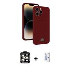Pilelistore™ İphone 15 Pro Max Kılıf Vadi Çizgi Prime - Siyah Bilvis 0.18Mm Plus Cam Ekran Koruyucu + Pvd Metal Kamera L