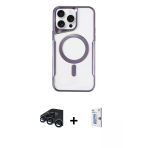 Pilelistore™ İphone 15 Pro Max Kılıf Yadigar Klasik Özel Seri - Siyah Bilvis 0.18Mm Plus Cam Ekran Koruyucu + Raze Metal