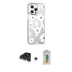 Pilelistore™ İphone 15 Pro Max Kılıf Yörünge Işık Prime - Siyah Polymer Nano Ekran Koruyucu + Raze Metal Kamera Lens - G