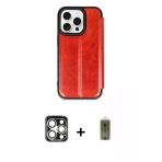 Pilelistore™ İphone 15 Pro Max Kılıf Zirve Yansıma Serisi - Siyah Joko Magic 5D Hayalet Cam + Pvd Metal Kamera Lens - Gs